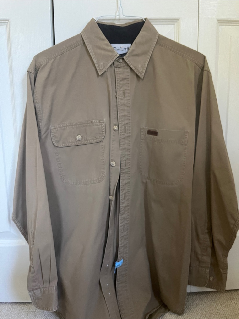 Carhartt Men's Light Brown shirt
